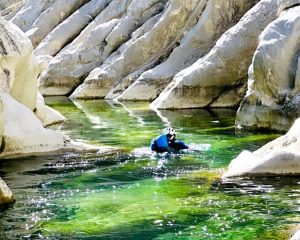Canyoning in the Riouylan canyon