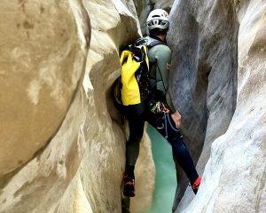 Canyoning in the Riouylan canyon