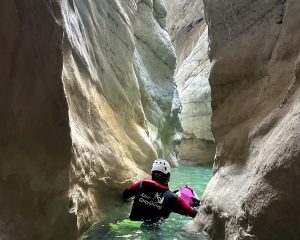 Canyoning in the Riouylan canyon