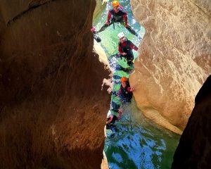 Canyoning in the Riouylan canyon